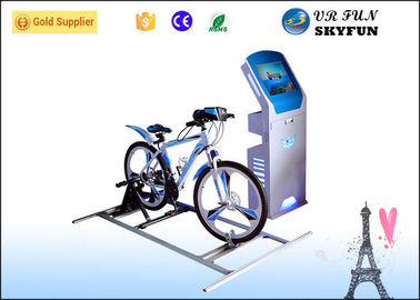 Giải trí Xe đạp thực tế ảo 9D thể thao với màn hình cảm ứng 42 inch / Trình mô phỏng xe đạp ảo
