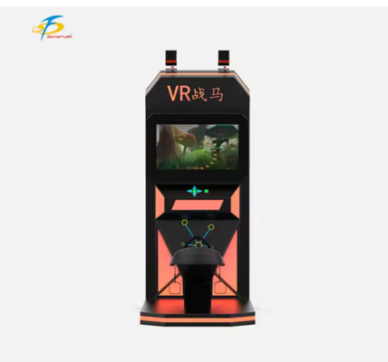 VR Riding Horse Simulator ️ Ghế Swing Motion thực tế, Bộ tai nghe VR không dây HTC Vive, màn hình 32 inch
