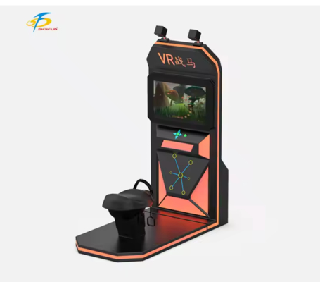 VR Riding Horse Simulator ️ Ghế Swing Motion thực tế, Bộ tai nghe VR không dây HTC Vive, màn hình 32 inch