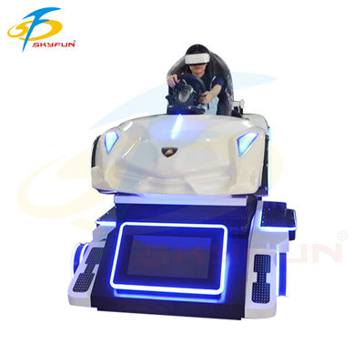 Máy mô phỏng xe VR Super Racing ️ Trải nghiệm lái xe chuyển động 4 trục hấp dẫn với màn hình 32 inch, điều khiển Logitech & Hỗ trợ nhiều người chơi