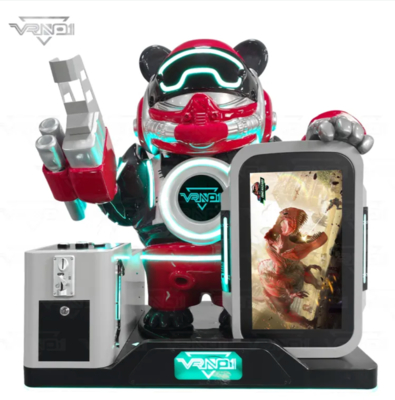 VR Panda Soldier ️ Máy bắn VR tương tác tiên tiến với 7 trò chơi, máy phân phối đồ chơi, hỗ trợ nhiều thanh toán và thiết kế Panda tùy chỉnh cho arcade