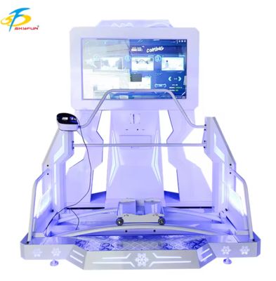 Simulator Trượt tuyết VR Stainless Steel ️ Máy trượt tuyết VR 4D hấp dẫn với 20 trò chơi, trải nghiệm tuyết thực tế, màn hình VR độ nét cao cho Arcades