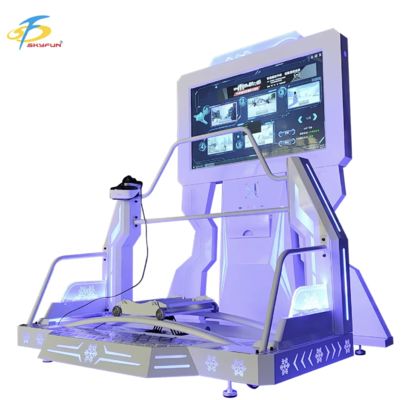 Simulator Trượt tuyết VR Stainless Steel ️ Máy trượt tuyết VR 4D hấp dẫn với 20 trò chơi, trải nghiệm tuyết thực tế, màn hình VR độ nét cao cho Arcades