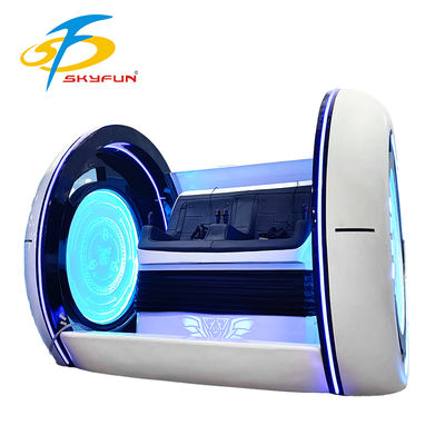 Rạp chiếu phim VR 9D Ghế đôi – Trải nghiệm VR hai người chơi sống động với hơn 100 bộ phim và 15 trò chơi tương tác, Thiết kế sợi thủy tinh, Kính VR Deepoon