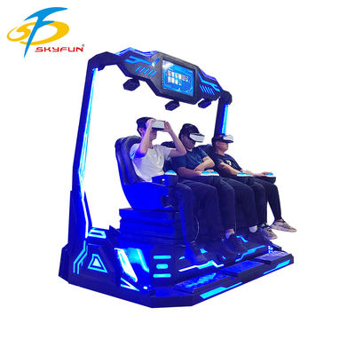 9D VR 3-Seats Cinema ️ Multi-Person Immersive VR Theater với 100+ phim & 15 trò chơi tương tác, Kính VR Deepoon