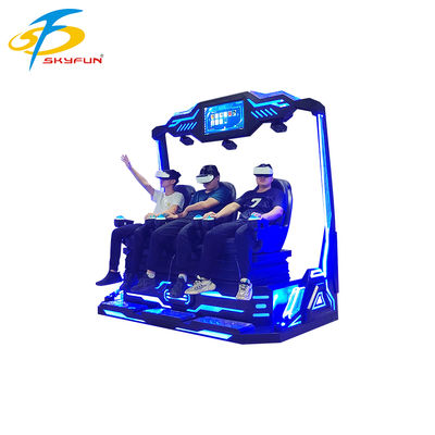 9D VR 3-Seats Cinema ️ Multi-Person Immersive VR Theater với 100+ phim & 15 trò chơi tương tác, Kính VR Deepoon