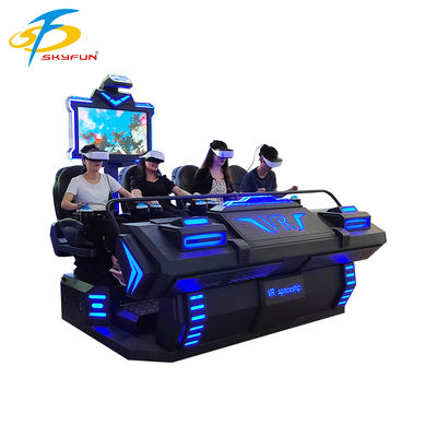 Rạp chiếu phim VR 4 chỗ ngồi 9D – Rạp VR nhập vai nhiều người với hơn 100 phim & 15 trò chơi tương tác, Kính VR Deepoon