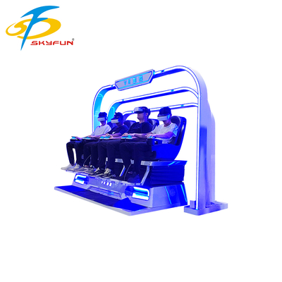 Ghế Rạp Chiếu Phim VR 4 Chỗ 9D – Máy Mô Phỏng VR Nhiều Người với Hơn 100 Phim, 15 Trò Chơi Tương Tác, Kính VR Deepoon