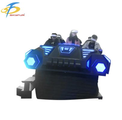 Ghế rạp chiếu phim 6 chỗ 9D VR Simulator VR đa người với hơn 100 bộ phim, 15 trò chơi tương tác, Kính Deepon VR