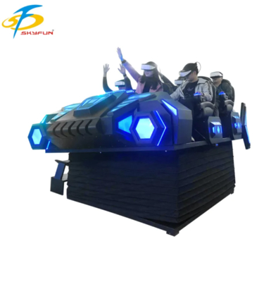 Ghế rạp chiếu phim 6 chỗ 9D VR Simulator VR đa người với hơn 100 bộ phim, 15 trò chơi tương tác, Kính Deepon VR