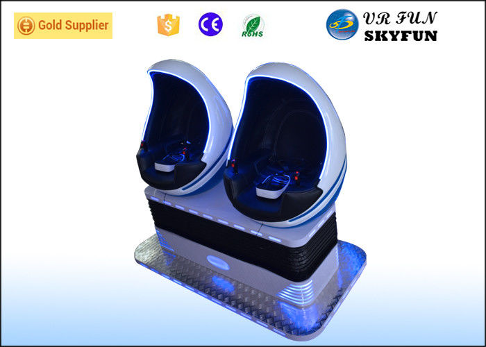 Thiết bị chiếu phim 9D VR Simulator 2 chỗ giả lập với kính 3D